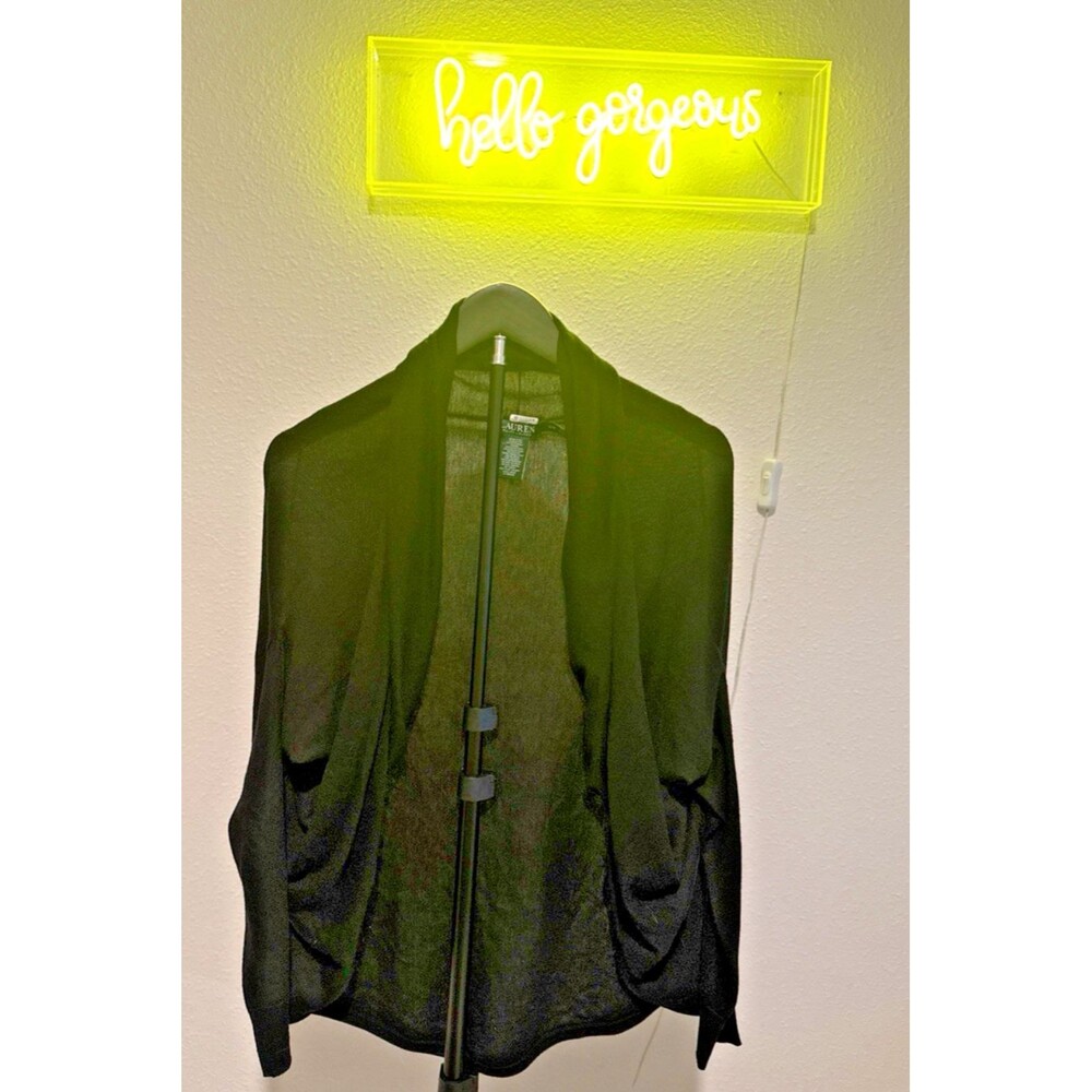 Lauren Ralph Lauren Black Cardigan Sweater